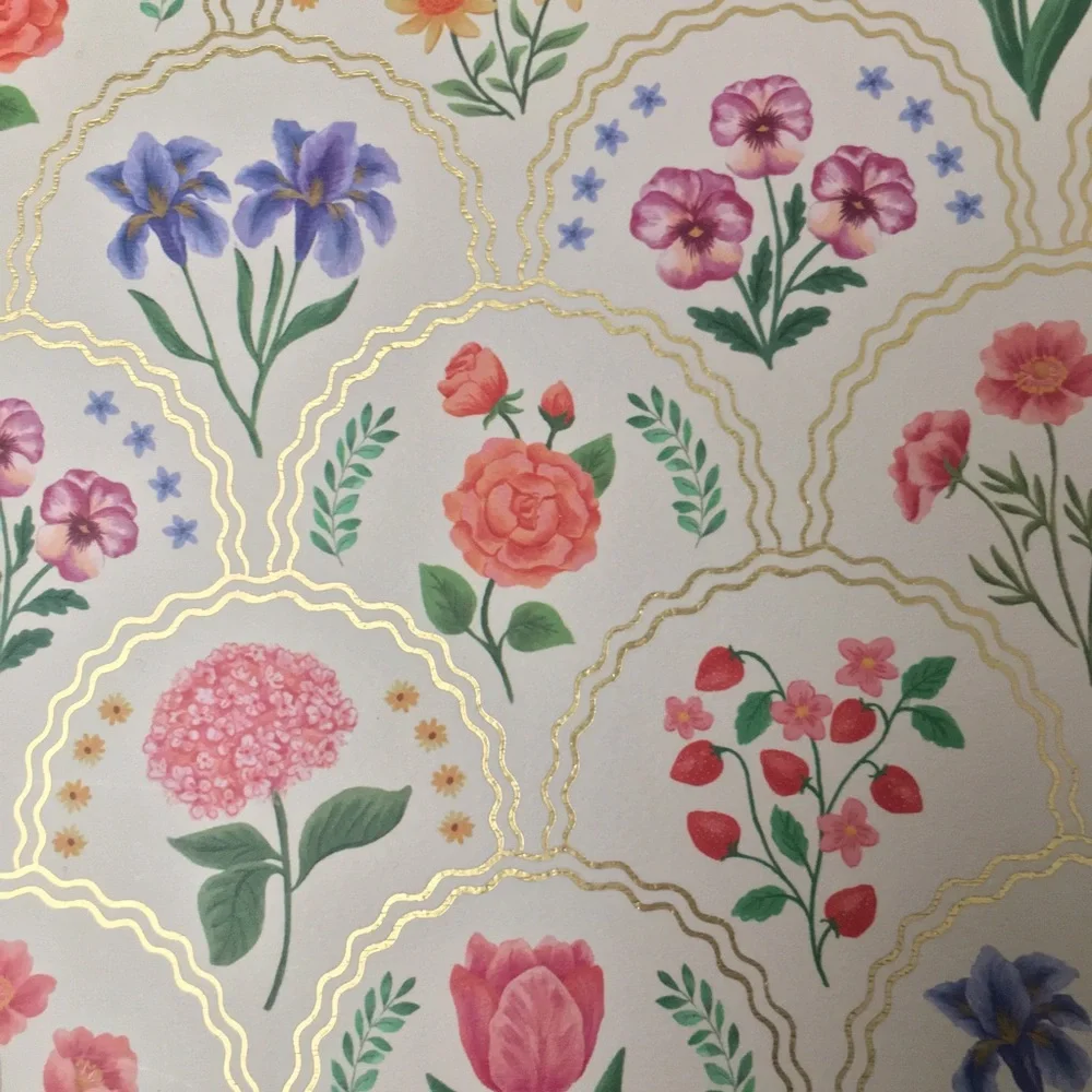 Clementine Spiral Notebook ~ Floral Notebook